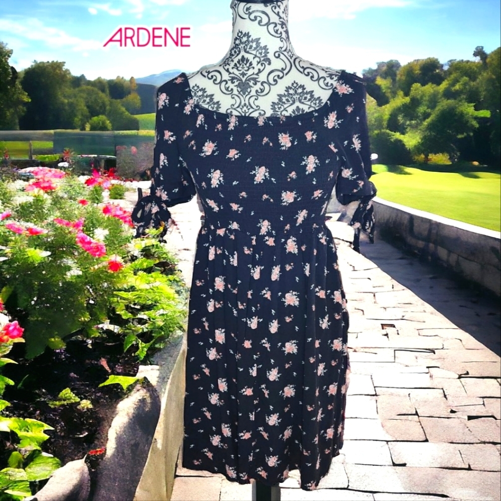 ARDENE Floral Off Shoulder Midi Dress- XSmall